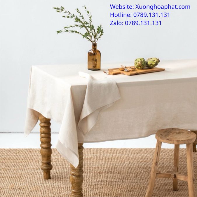 Top Mẫu Khăn Trải Bàn Đẹp 2026: Lên Form Sang, Dễ Phối, Ít Lỗi Mốt 1 Hoa phat