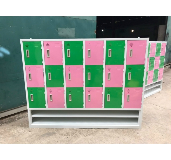 Tủ Sắt Locker Có Ngăn Giày Tủ Sắt Locker Có Ngăn Giày