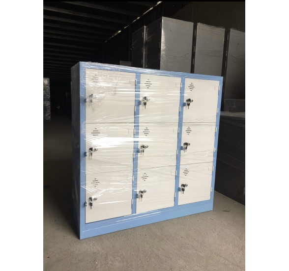 Tủ Sắt Locker 9 Khoang Học Sinh 1 Tủ Sắt Locker 9 Khoang Học Sinh