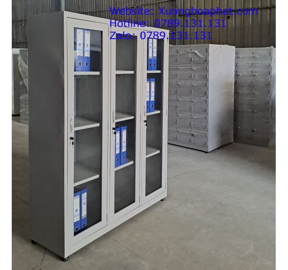 Tủ 3 Cánh Thép Phun Sơn Tĩnh Điện Chống Rỉ Sét