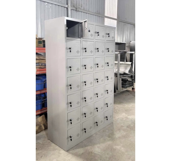 Tủ Locker 28 Ngăn 4 Khoang 1 Tu Sat Locker 29