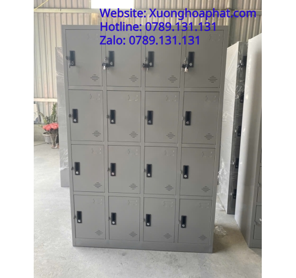 Tủ Locker 16 Ngăn Được Sơn Tĩnh Điện