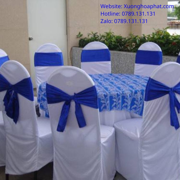 Cho Thuê Nơ Ghế Đám Cưới: Cách Thuê Đúng Chất Liệu, Đúng Màu Và Tránh Phí Phát Sinh 1 ÁO GHẾ VẢI THUN