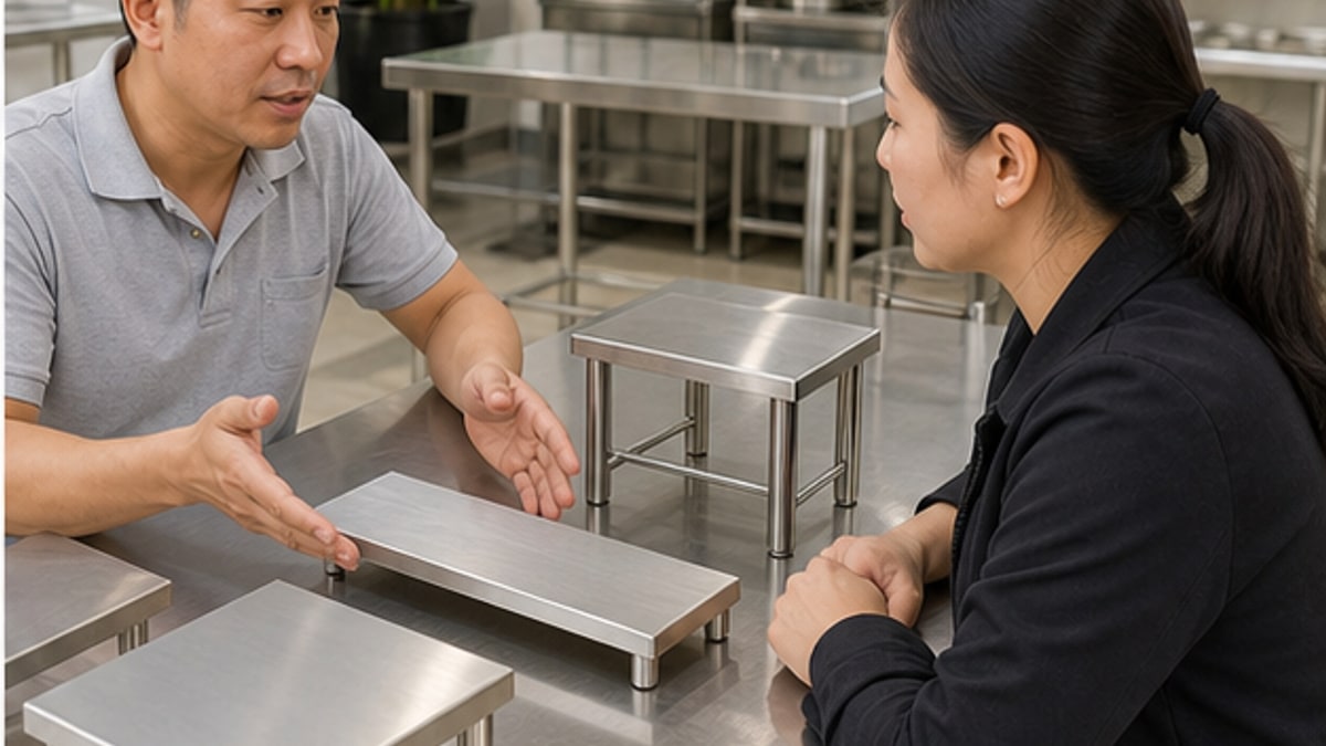 Tư vấn báo giá bàn inox theo mẫu và nhu cầu sử dụng