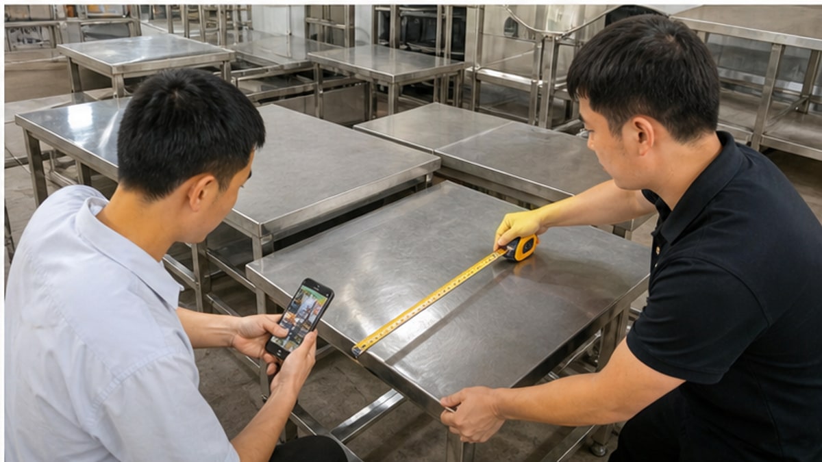 Tư vấn chọn bàn inox thanh lý theo mặt bằng