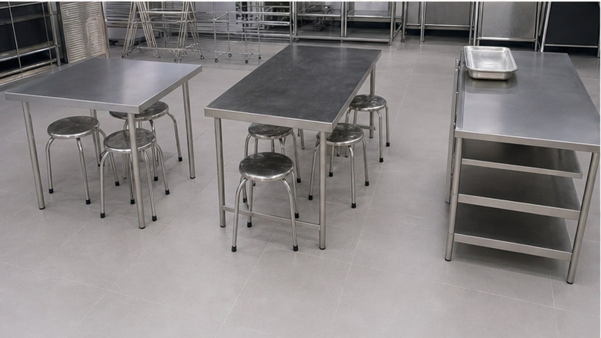 So sánh bàn inox vuông và bàn inox chữ nhật thanh lý