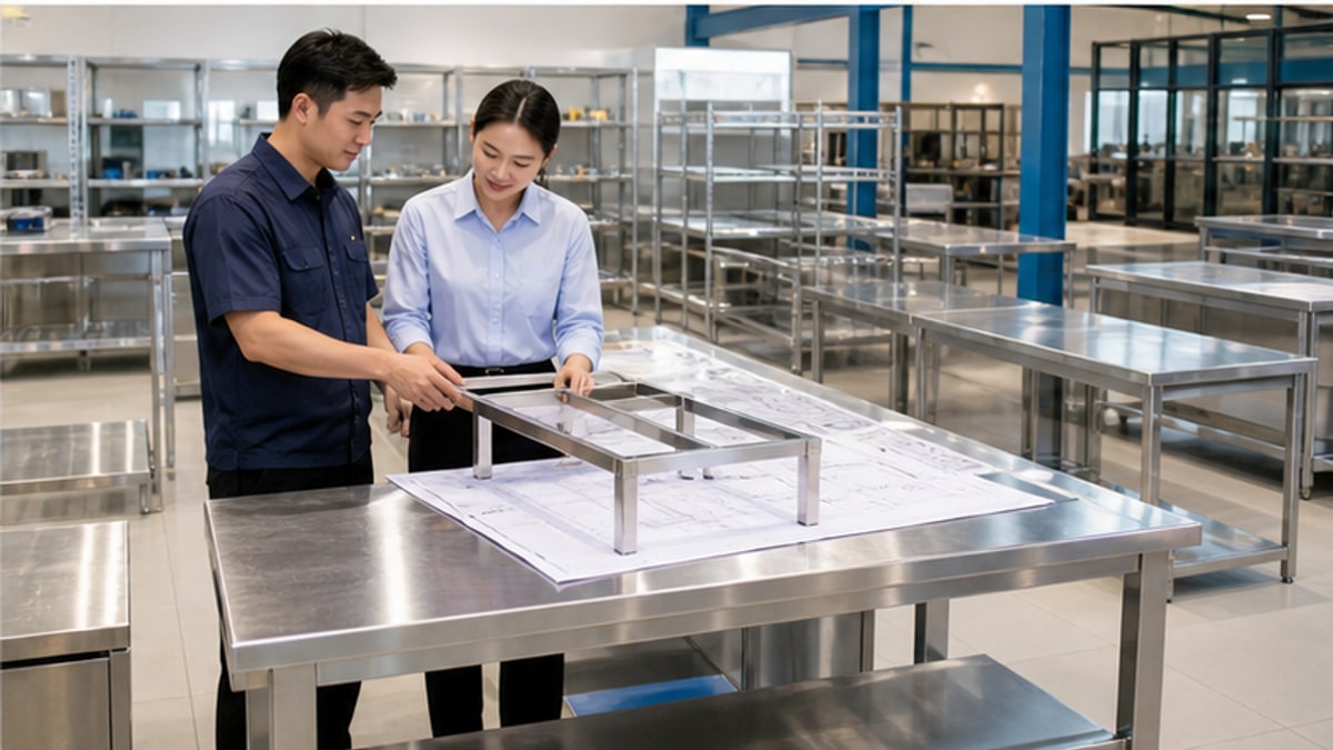 Bàn Làm Việc Inox: Cách Chọn Chuẩn Theo Nhu Cầu Thực Tế 5 tư vấn chọn bàn làm việc inox theo mặt bằng thực tế