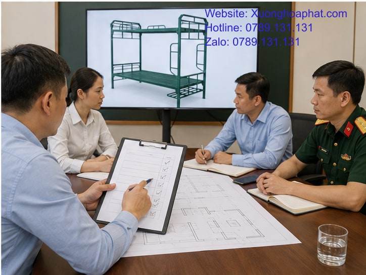 Báo Giá Giường Sắt Quân Đội Phụ Thuộc Những Yếu Tố Nào? 5 Checklist phê duyệt báo giá giường sắt quân đội