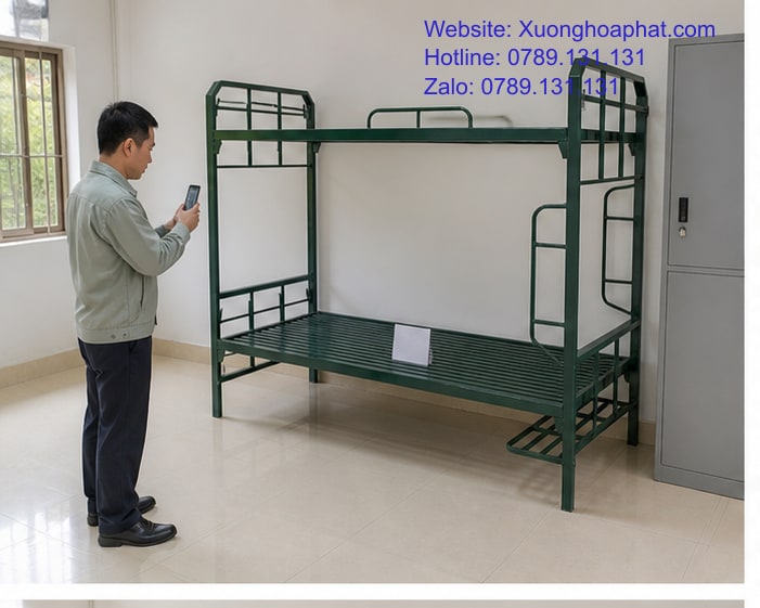 Ghi nhận hiện trạng bảo hành giường sắt quân đội
