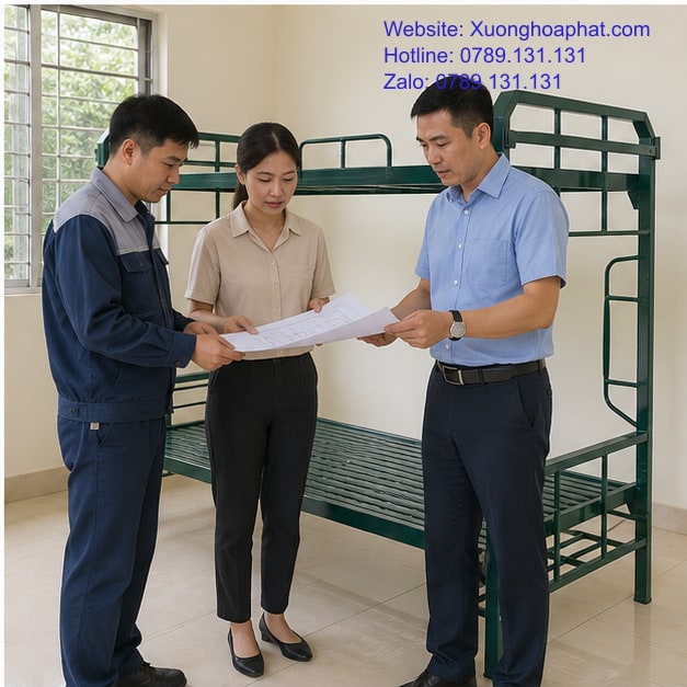 Câu Hỏi Thường Gặp Giường Sắt Quân Đội Trước Khi Mua 5 Nhóm kỹ thuật kiểm tra mẫu giường sắt quân đội trong phòng