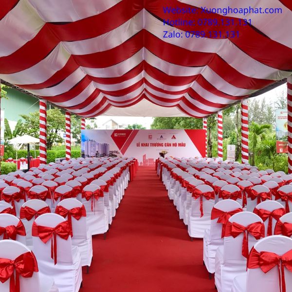 Khăn Bọc Ghế Và Nơ