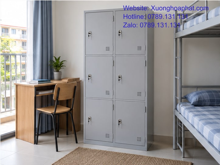 Giá Tủ Sắt Học Sinh Sinh Viên: Tính Theo Chỗ Dùng Được 5 Tủ sắt học sinh sinh viên tại khu ở với khoảng đứng lấy đồ