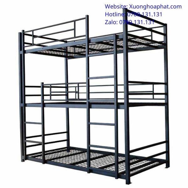 giường 3 tầng sắt cho người lớn