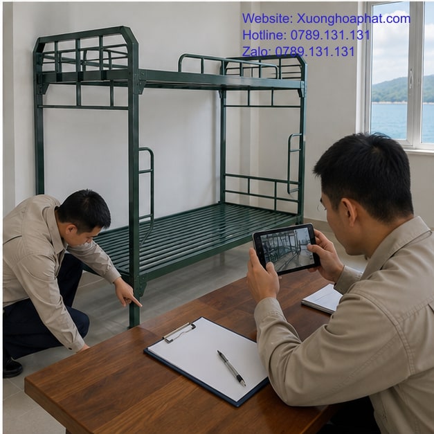 Cách Chọn Giường Bộ Đội Hải Quân Cho Khu Vực Ven Biển 5 Ghi nhật ký kiểm tra giường bộ đội hải quân