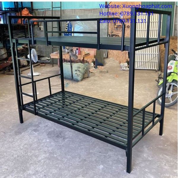 giường sắt 2 tầng