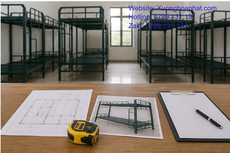 Cách Chọn Giường Sắt 2 Tầng Quân Đội An Toàn, Dễ Sử Dụng 5 Lập bảng kiểm tra mẫu giường sắt quân đội theo phòng