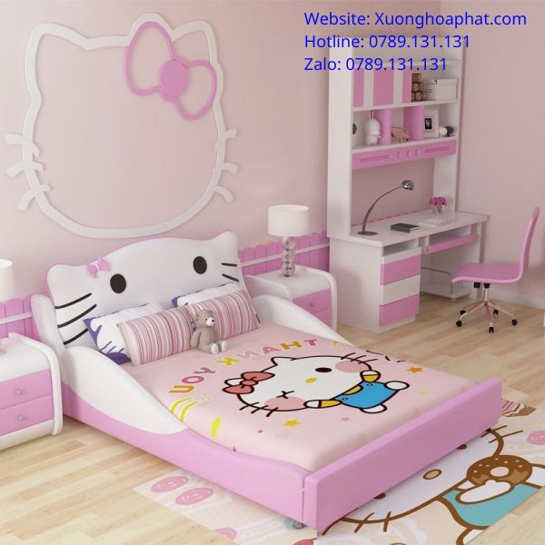 giường sắt cho bé gái