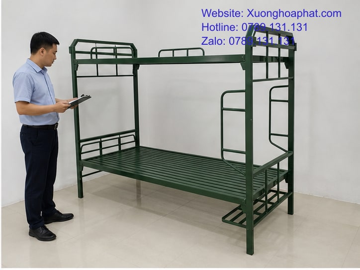 Cách Chọn Giường Sắt Quân Đội Cho Ký Túc Xá Công An 3 Kiểm mẫu giường sắt quân đội cho ký túc xá công an