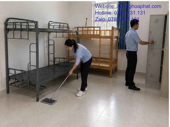 Giường Sắt Quân Đội Và Giường Gỗ: Nên Chọn Loại Nào? 4 Thử vệ sinh giường sắt quân đội và giường gỗ