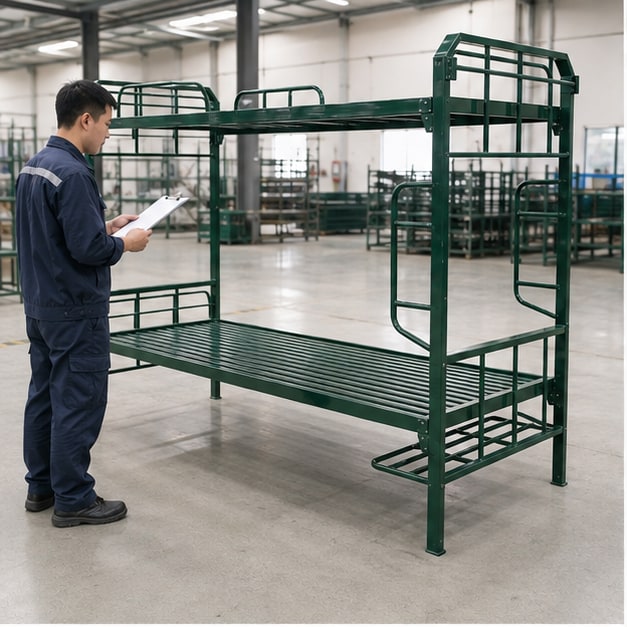 giường sắt quân đội xuất khẩu