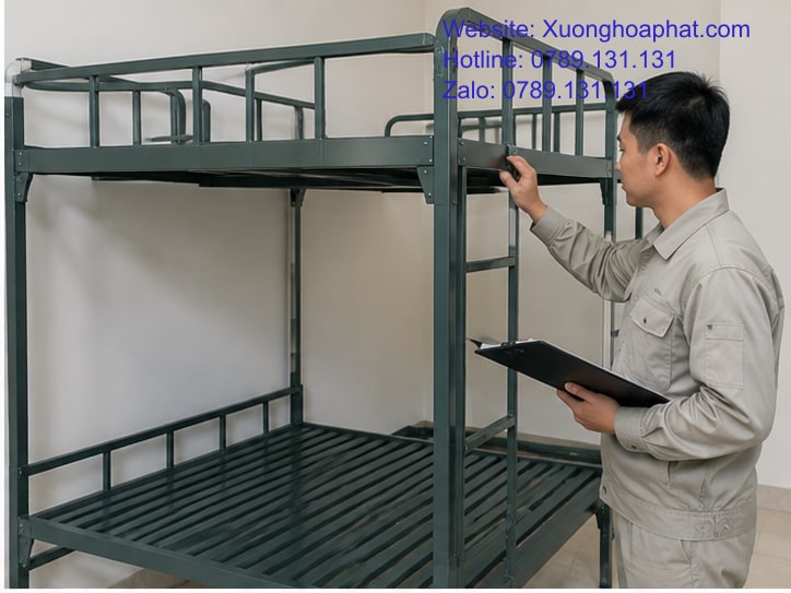Giường Tầng Bộ Đội Biên Phòng Phù Hợp Với Không Gian Nào? 3 Kiểm tra chi tiết giường tầng bộ đội biên phòng