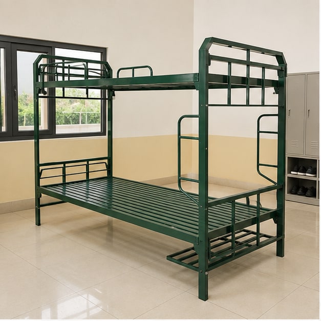 giường tầng quân đội khung vuông