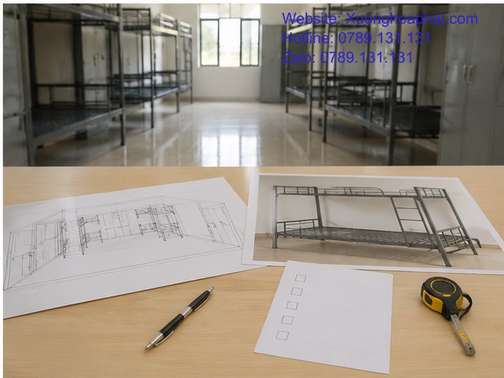 Giường Tầng Sắt Doanh Trại: Cách Bố Trí Phù Hợp 5 Lập bảng kiểm tra mẫu giường tầng sắt doanh trại
