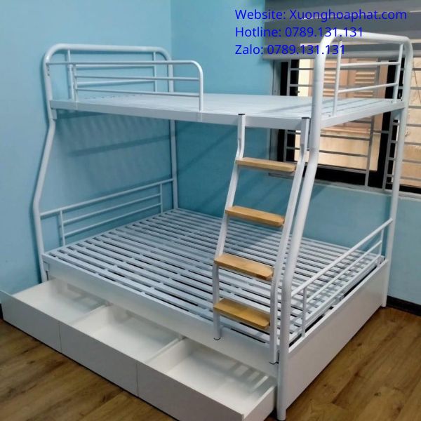 giường tầng sắt