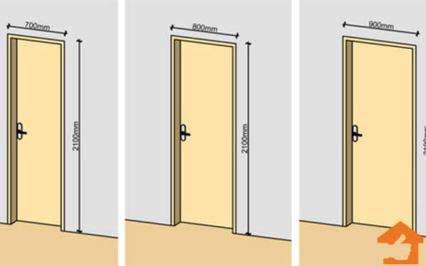 Kích thước cửa thông phòng chuẩn theo thước Lỗ Ban 2 cửa thông phòng