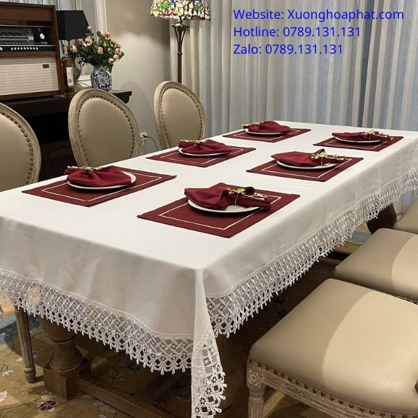 khăn trải bàn cao cấp
