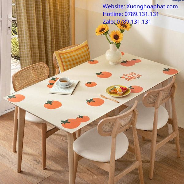 Khăn Trải Bàn Chống Thấm Nước: Chọn Đúng Loại Để Dễ Lau, Không Thấm Và Dùng Bền 3 khăn trải bàn chống thấm nước