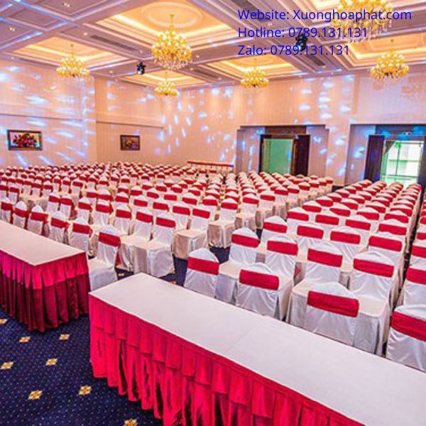 khăn trải bàn đại hội