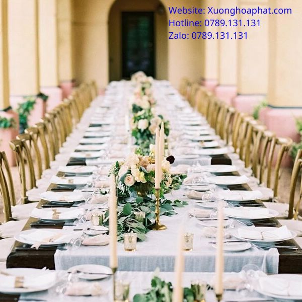 khăn trải bàn đám cưới