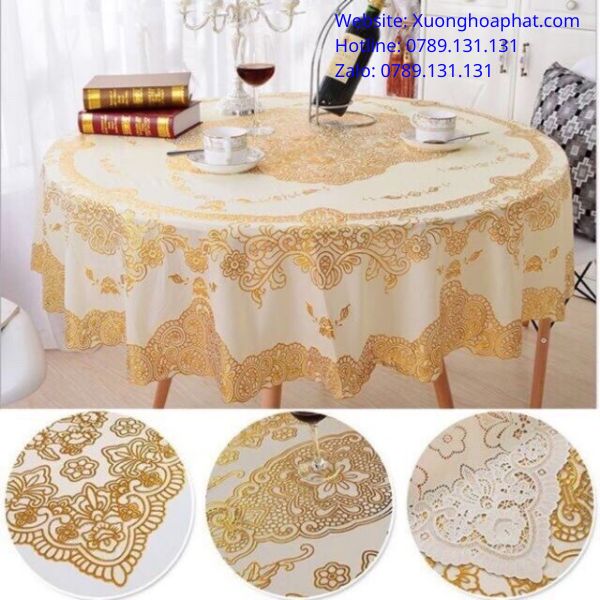 Khăn Trải Bàn Dưới Kính: Chọn Đúng Vải Và Cách Lót Để Bàn Vừa Đẹp Vừa Dễ Lau 2 khăn trải bàn dưới kính