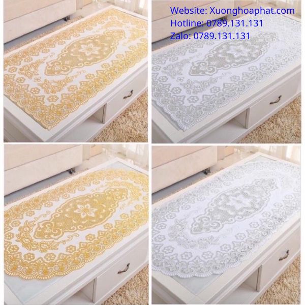 khăn trải bàn kính