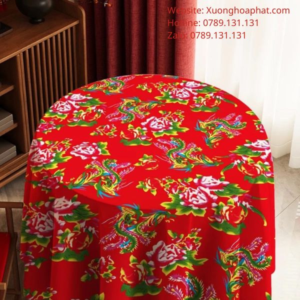 khăn trải bàn ngày tết