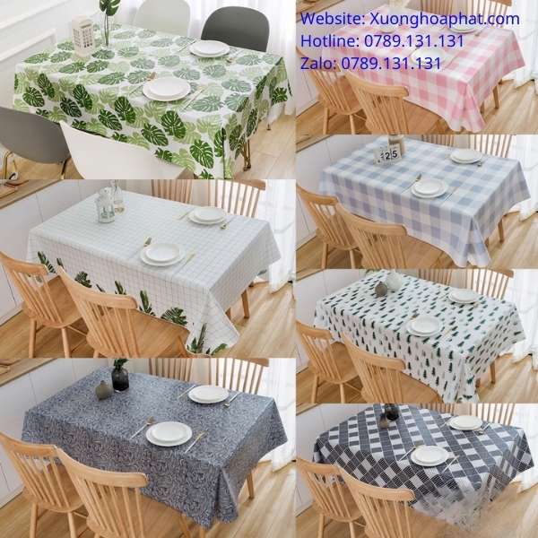 Khăn Trải Bàn Nhựa Pvc Cao Cấp: Chọn Chuẩn Độ Dày, An Toàn 1 khan trai ban nhua pvc cao cap 2