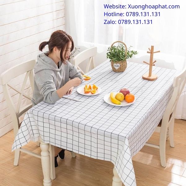 Khăn Trải Bàn Nhựa Pvc Cao Cấp: Chọn Chuẩn Độ Dày, An Toàn 2 Khăn Trải Bàn Nhựa Pvc Cao Cấp