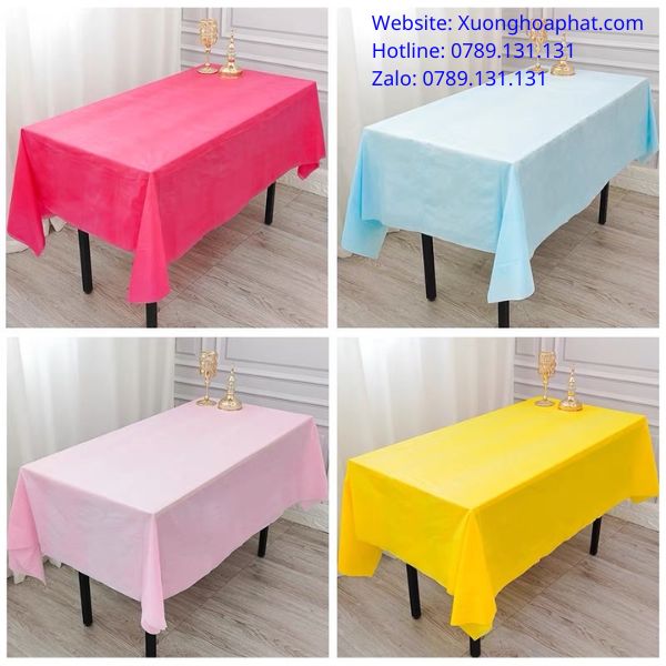 khăn trải bàn nilon