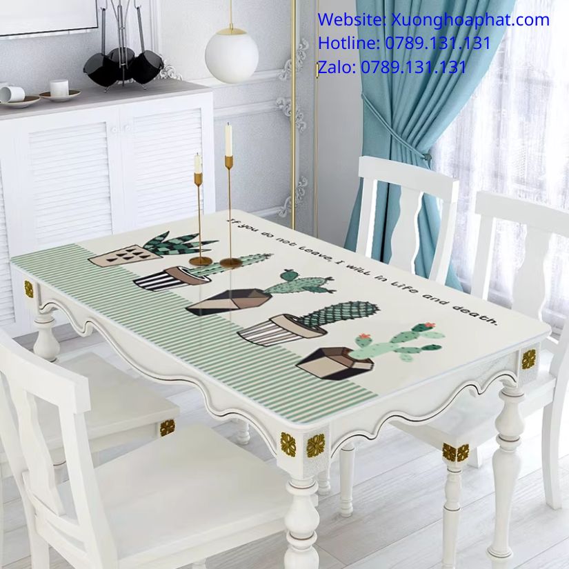 Khăn Trải Bàn Pvc: Chọn Đúng Độ Dày, Dễ Lau Và Lên Form 3 khăn trải bàn pvc