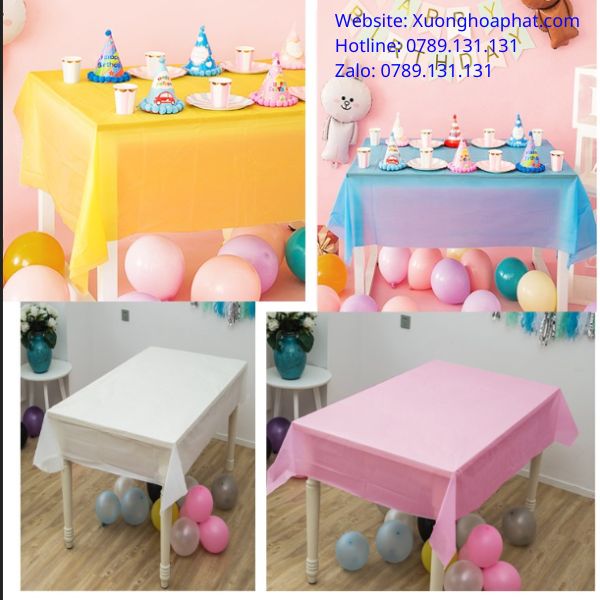 khăn trải bàn sinh nhật