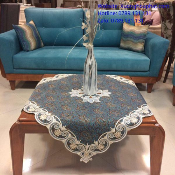 khăn trải bàn sofa