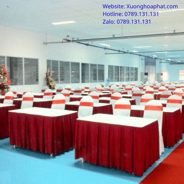 Set Up Khăn Trải Bàn Sự Kiện Để Lên Form Chuyên Nghiệp 4 khăn trải bàn sự kiện