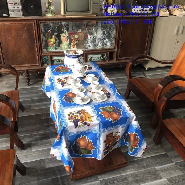 khăn trải bàn thời bao cấp