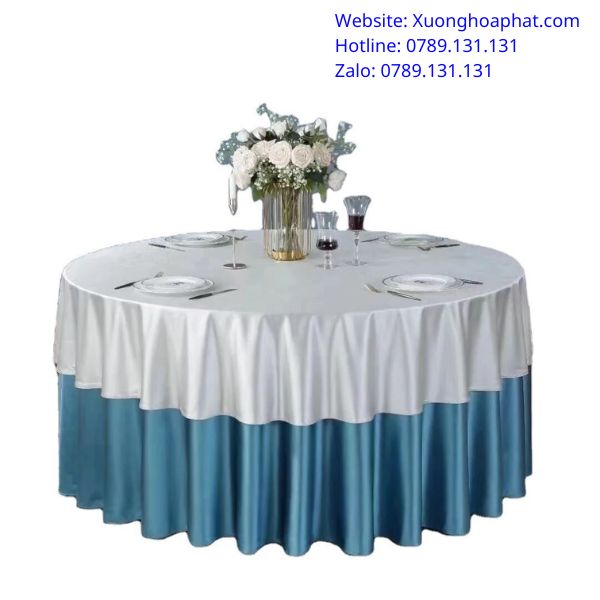 khăn trải bàn tròn cao cấp