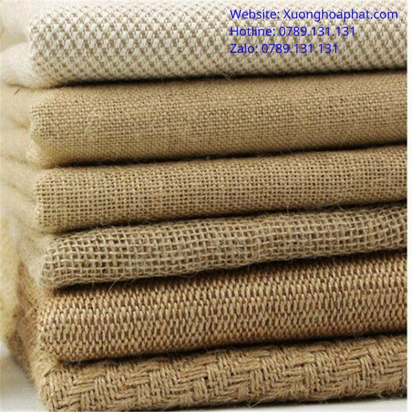 khăn trải bàn vải thô