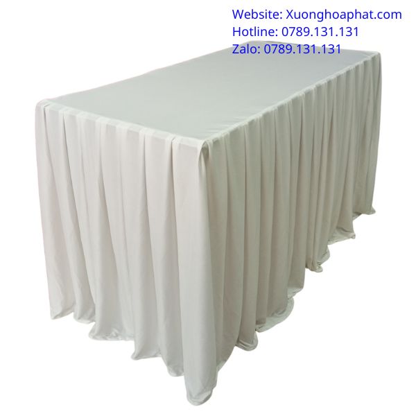 Khăn trải bàn xếp ly