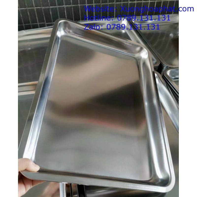 khay inox đựng thức ăn