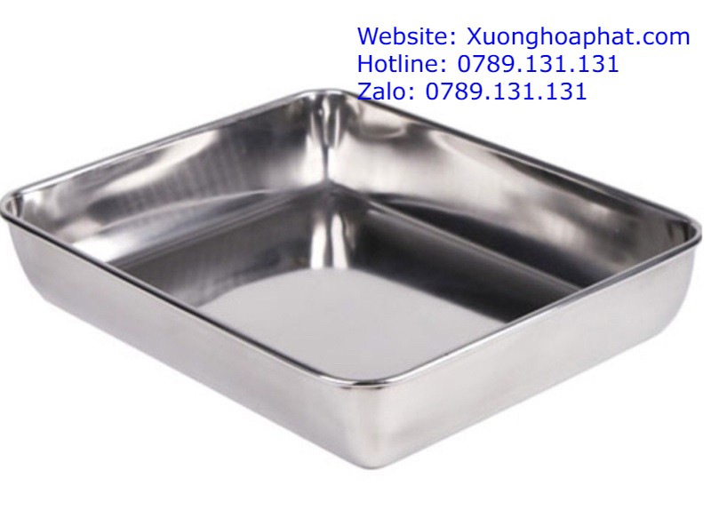 khay inox đựng thức ăn