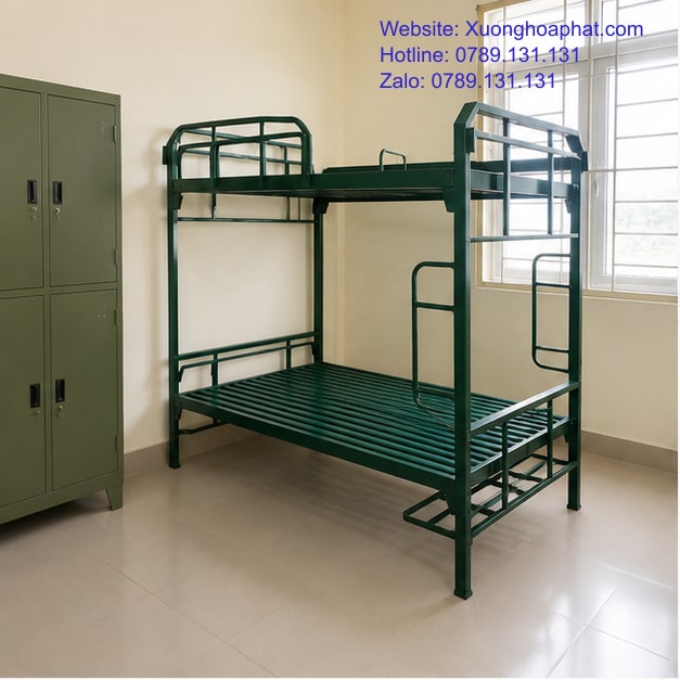 Kích Thước Giường Sắt Quân Đội Bao Nhiêu Là Phù Hợp? 2 Kích thước giường sắt quân đội trong phòng ở tập thể
